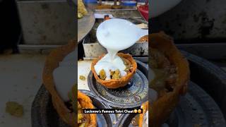 Lucknow’s Famous Tokri Chaat😳😍 Indian Street Food [upl. by Sammy108]