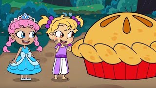 GIANT APPLE PIE 🏰 Kiddyzuzaa Land Episode 7 🏰 Princess Olivia Meets A Talking Giant Surprise Egg [upl. by Maryn871]