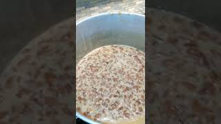 New Orleans praline candy cooking [upl. by Metabel]