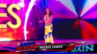 WWE Mickie James Entrance On Main Event 1372017 720pHD [upl. by Ttsepmet]