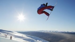 Cardrona Park 2013 Snowboarding at the Only OlympicSized Halfpipe in World [upl. by Mosi]