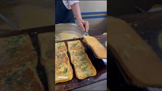 Amazing Bread Pudla Full Making 😍 shorts youtubeshorts shortvideo food [upl. by Lauren281]