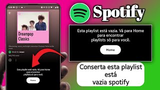 como consertar spotify esta playlist está com problema vazio  Esta playlist está vazia [upl. by Treve]