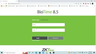 ZKTeco Biotime 8 5 Installation [upl. by Ximenez160]