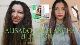 ALISADO SIN PLANCHA KATIVA  RESEÑA ANTI FRIZZ  ¿FUNCIONA [upl. by Madelena]