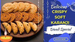 Crispy Karanji Kaise Banaye  Maharashtrian Sweet Snack Recipe tips amp Tricks trending viralvideo [upl. by Arammahs]