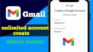 unlimited gmail account without phone verification 2024 [upl. by Ezmeralda]