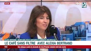 Café sans filtre  entretien sur Good Move fusillades et pensions avec Alexia Bertrand [upl. by Llenol]