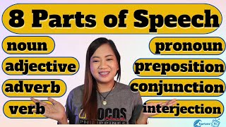 8 Parts of Speech  Charlenes TV [upl. by Hakvir]