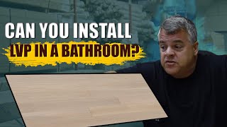 Can You Install LVP Flooring In A Bathroom [upl. by Alexine]