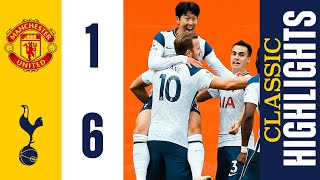 Spurs score SIX at Old Trafford  Man United 16 Tottenham Hotspur  CLASSIC HIGHLIGHTS [upl. by Lepine]