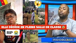 NÉCROLOGIE ❗UNE ENSEIGNANTE CAMEROUNAISE DÉ•CÈDE EN PLEIN COURS 😓😓 [upl. by Ynnaffit412]