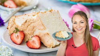 Heavenly Airy Angel Food Cake [upl. by Nedrob730]