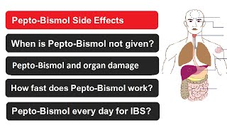 Pepto Bismol Side Effects [upl. by Alexia]