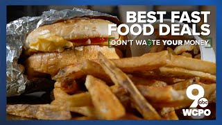 Fast food wars Comparing prices sizes at McDonalds Wendys and more [upl. by Anawit]