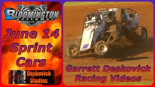 Bloomington Speedway  June 14 2024 Sprint Cars FULL RACE [upl. by Niriam]