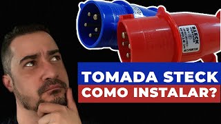 Como instalar Tomada STECK 16A a Tomada Industrial  Famosa [upl. by Polak660]