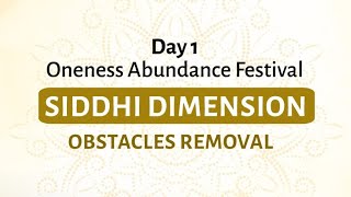 Oneness abundance festival  Day 1 Ekam Oneness [upl. by Ojimmas]