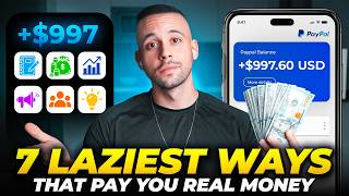 7 Laziest Ways to Make Money Online for Beginners 2025 997day [upl. by Mcquoid]