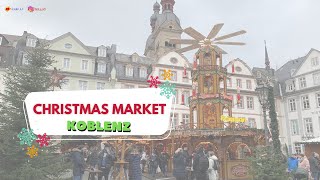 CHRISTMAS MARKET KOBLENZ  GERMANY [upl. by Dera]