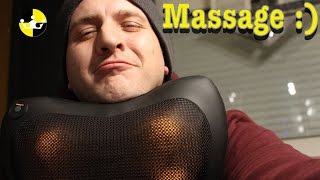 🔴Massagegerät Kissen  Rotlicht für Nacken Schultern Rücken Bauch Beine [upl. by Gefen]