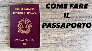 Come fare o rinnovare il passaporto [upl. by Adidnac]