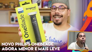 NOVO BARBEADOR PHILIPS ONEBLADE O MELHOR BARBEADOR QUE JÁ TIVE TESTE COMPLETO E UNBOXING [upl. by Geithner]