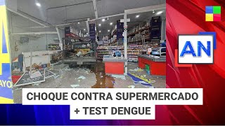 Choque contra supermercado  Test dengue AméricaNoticiasdeMañana  Programa completo 21112024 [upl. by Chamberlain]