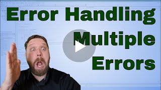 Error Handling Multiple Errors in Excel VBA or Macros  Code Included [upl. by Alaj929]