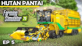 FLOODING THE LAND  Farming Simulator 25  Hutan Pantai  Episode 5 [upl. by Atnes]