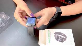 D116 Smart Wrist Band with fitness and health monitor feature [upl. by Kato]