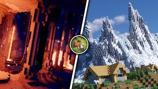 Minecraft 118 Caves amp Cliffs Shaders Cinematic  4K [upl. by Larine]