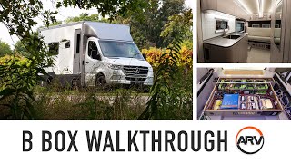 B Box Walkthrough  A Look at Advanced RVs New Prototype Motorhome [upl. by Nyvrem]