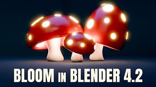 Where is BLOOM in Blender 4 2 [upl. by Teemus]