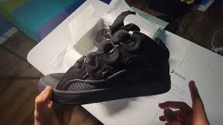 Lanvin Paris “Triple Black” Unboxing amp Review shoepop [upl. by Ime903]