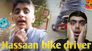 Hassaan bike drive on main road 🥶 [upl. by Tayler]