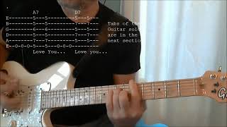 The End The Beatles Guitar LessonTabs Solos Lyrics [upl. by Aikan158]