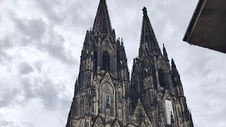 Cologne cathedral aerial vieuw Germany [upl. by Stelle689]