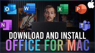 2024 Update How to Download and Install Office for Mac [upl. by Kcinom]