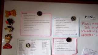 Family bulletin board and responsibilities for kids [upl. by Eisen437]