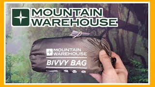 Mountain Warehouse Bivvy bag waterpoof test and review [upl. by Eidahs]