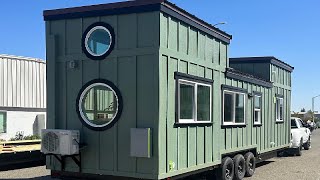 Absolutely Gorgeous Sage Tiny House with 3 Bedrooms for 6 People By KJE Tiny Homes [upl. by Adnahc]