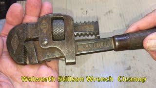 Walworth Stillson Wrench Cleanup [upl. by Lednik799]