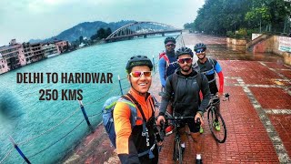 New Delhi To Haridwar 250 kms  Lapierre amp Btwin Bikes Full Backpack Cycle Touring [upl. by Rondon]