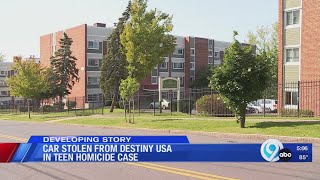 Car stolen from Destiny USA in teen homicide case [upl. by Ressler]