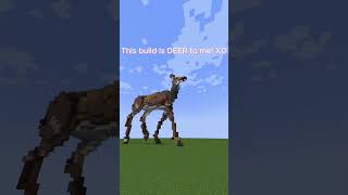 Realistic amp Awesome Deer Build Longer Version minecraft minecraftbuild [upl. by Germaine184]