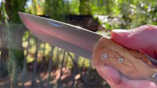 Helle Nipa Folding Knife by wwwbushcraftcanadacom [upl. by Mannuela]