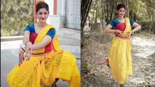 Dole Dodul Dole Jhulona ll Dance Cover ll Baishakhi Das [upl. by Ellehs659]