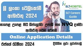 Sri Lanka Telecom job vacancies 2024 [upl. by Bradeord687]