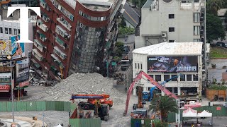 LIVE Taiwan earthquake Rescue efforts continue in Hualien [upl. by Pogue]